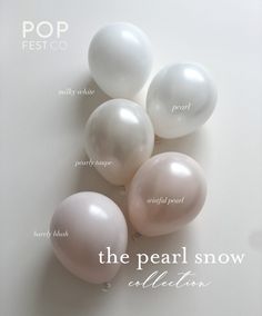 the pearl snow collection from pop festco