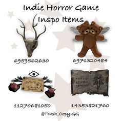 an image of the inside horror game items