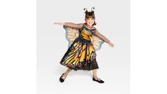 Hyde & EEK! Boutique Kids Monarch Butterfly Halloween Costume Dress with Headpiece (Small) | Target Butterfly Halloween Costume, Butterfly Halloween, Dress Halloween Costume, Kids Boutique, Monarch Butterfly, Costume Dress, Headpiece, Halloween Costume, Target