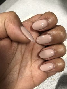 Nude Polish For Black Women, Short Round Acrylic Nails Fall, Nude Nails For Black Women, Nude Nails For Brown Skin, Brown Nude Nails, Gel Nail Ideas, Panther Necklace, Rounded Acrylic Nails, Women Nail Art