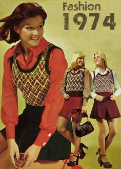 Moda Z Lat 70., Collared Shirts, Seventies Fashion, Sweater Vests, Poses References, 1970s Fashion