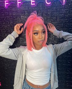 Pink Hairstyles, Short Weave Hairstyles, Black Ponytail Hairstyles, Special Occasion Hairstyles, Hair Shows