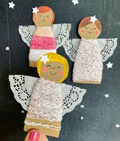 paper angel craft for kids to make