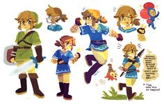 the legend of zelda character sheet