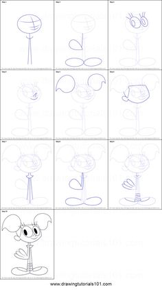 how to draw cartoon characters from the movie lorax with easy step by step instructions