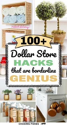 the top ten dollar store hacks that are bordering genius's and more