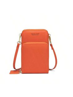 Women's Mini Crossbody Bag - Multi-functional Simple Small Shoulder Bag Crossbody Phone BagWomen's Mini Crossbody Bag - Multi-Functional Simple Small Shoulder Bag Crossbody Phone Bag Orange    PU Leather Letter,Plaid,Plain Square Bag   Women Bags, size features are:Bust: ,Length: ,Sleeve Length: Travel Phone Bag With Large Capacity, Functional Crossbody Chest Bag With Mobile Phone Pocket, Functional Crossbody Chest Bag With Mobile Phone Bag, Functional Crossbody Chest Bag For Mobile Phone, Functional Crossbody Mobile Phone Chest Bag, Multifunctional Portable Crossbody Shoulder Bag, Functional Mobile Phone Crossbody Chest Bag, Portable Multifunctional Crossbody Shoulder Bag, Functional Crossbody Shoulder Bag For Mobile Phone