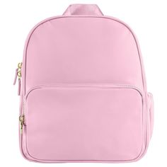 Classic Mini Backpack - Stoney Clover Lane Pink Everyday Use Diaper Backpack, Sporty Pink School Backpack, Sporty Pink Backpack For School, Pink School Bag With Water Bottle Pocket, Pink School Backpack With Water Bottle Pocket, Preppy Backpack For Travel And Back To School, Pink Backpack With Water Bottle Pocket For Daily Use, Preppy Backpack With Adjustable Strap, Preppy Pink Backpack