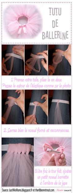 instructions for making tutu de ballerinae