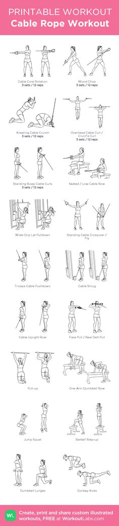 an exercise poster with instructions to do the splits and pull ups in different positions, including one