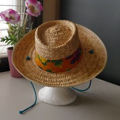 Unisex Straw Hat Comfortable And Light 22 Inch Circumference Never Worn, Smoke/Pet Free Home Bundle With My Other Listing & Save On Shipping- Send Me A Message Multicolor Country Style Sun Hat For Beach, Country Style Multicolor Sun Hat For The Beach, Country Style Multicolor Sun Hat For Beach, Fun Mini Hats For Summer Rodeo, Country Style Multicolor Straw Hat For Summer, Straw Hat, Send Me, Straw, Women Accessories