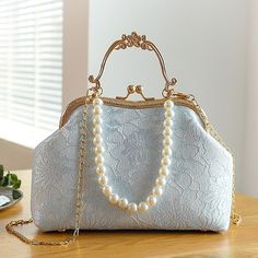 Category:Clutch; Embellishment:Pearls,Buckle,Chain; Gender:Women's; Type:Evening Bag,Wristlet; Occasion:Wedding Party,Party; Material:Polyester,Lace; Width:9; Height:19; Function:Lightweight,Multi Carry; Pattern:Solid Color; Listing Date:08/09/2024; Production mode:External procurement; Length:26; Detachable strap:Detachable; Adjustable strap:Non-Adjustable Vintage Lace Weddings, Lace Bag, Clutch Bag Wedding, Bohemian Bags, Hippie Bags, Wedding Clutch, Women Crossbody Bag, Beaded Wedding, Bag Charms