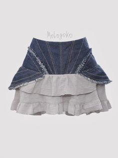 Denim Cotton Gauze Miniskirt – Mologoko Couture Denim Blue Ruffled Skirt For Summer, Fitted Cotton Skirt With Layered Hem, Denim Blue Cotton Ruffled Skirt, Denim Blue Ruffled Cotton Skirt, Denim Blue Cotton Skirt With Ruffles, Cotton Fitted Skirt With Ruffles, Fitted Cotton Skirt With Ruffles, Fitted Ruffle Cotton Skirt, Date Night Fashion