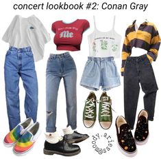 Conan Gray Outfits Inspiration, Conan Gray Aesthetic Outfit, Concert Hairstyles