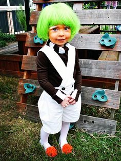 Umpa Lumpa Costume, Oompa Loompa Halloween Costume, Oompa Loompa Halloween, Costumes Kids, Diy Halloween Costumes For Kids, Halloween Costume Contest