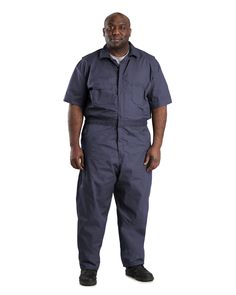 PRICES MAY VARY. 5.5 oz. 55/45 cotton/polyester poplin Safety-stitched seams Pleated Action back Reinforced bartacks at all stress points Two-way front zipper Mens Coverall Outfit, Men In Coveralls, Coverall Men, Men’s Coveralls, Work Coveralls, Mechanic Coveralls, Work Uniform, 90s Mens, Mens Workwear