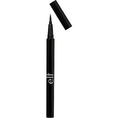 e.l.f. Cosmetics - Intense H20 Proof Eyeliner Pen in  #ultabeauty Elf Eyeliner, Eyeliner Shapes, Alat Makeup, Eyeliner Products, Liquid Eyeliner Pen, Waterproof Liquid Eyeliner, Best Eyeliner, Eye Liner Tricks, Elf Cosmetics