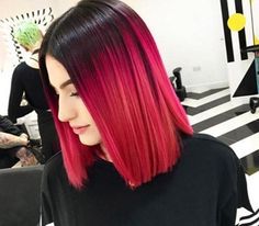 Hair Color Red Ombre, Balayage Straight, Red Hairstyles, Voluminous Waves, Red Ombre Hair, Brown Ombre Hair, Haircuts Ideas, Ash Brown