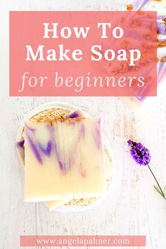 Do you want to learn how to make soap for beginners? This ultimate guide will teach you everything you need to know to make soap from scratch using the cold process soap making method. You can make homemade soap, even if you're brand new to soap making! Ready to make your own soap from scratch? Pin to save, then click over to my farm blog to learn how to make soap for beginners with this ultimate guide to making cold process soap. Make Soap For Beginners, Soap Making For Beginners, How To Make Soap, Bath Balms, Homemade Soap Bars, Diy Soap Bars