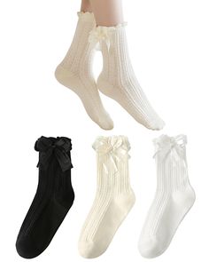 PRICES MAY VARY. 【Exquisite Craftsmanship】: Our ruffle frilly socks for woman are expertly crafted from luxurious cotton knit and delicate lace, ensuring a soft and breathable fabric that's perfect for all seasons. The seamless smooth toe seams provide unparalleled comfort. 【Perfect Fit for All】: Tailored to fit American women and girls with shoe sizes 5-9, these cute frilly ankle socks offer a snug yet comfortable wear.The lace ankle socks are great to wear for a long time without tightness. 【C Cute Ruffle Socks, Socks With Lace, Princess Socks, Lace Ankle Socks, Frilly Socks, Coquette Fashion, Ruffled Socks, Dark Coquette, Socks Cute