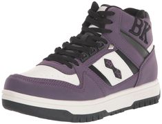 PRICES MAY VARY. Synthetic Nubuck Upper Cushioned Insole Rubber Outsole Padded Collar and Tongue Breathable Lining British Knights, Trainers Fashion, Kids Luggage, Athletic Fashion, Luxury Store, Top Women, Fashion Sneakers, Skate Shoes, Dark Purple