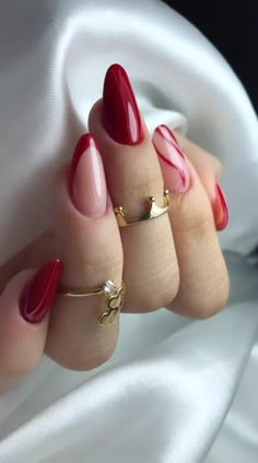 Red Wedding Nails, Unghie Nail Art, Nails Yellow, Classy Acrylic Nails, Best Acrylic Nails, Cute Acrylic Nails