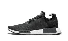 The adidas NMD R1 bridges the gap between tech performance and streetwear style. The NMD R1 has a mesh upper that gives it a unique texture while also delivering a sock-like fit. Different shades of black are deployed on the upper to give the sneaker a dynamic visual appeal that is complemented by the white Boost midsole and the NMD's signature EVA plugs. Cblack All Red Nike Shoes, Adidas Shoes Nmd, Red Nike Shoes, Different Shades Of Black, Adidas Nmd R1, Nmd R1, Red Nike, Stadium Goods, Adidas Nmd