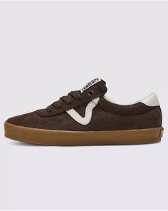 Sport Low Shoe Brown Vans, Vans Store, Heritage Fashion, French Oak, Court Shoes, Side Stripe, Suede Shoes, Top Shoes, Dream Wardrobe