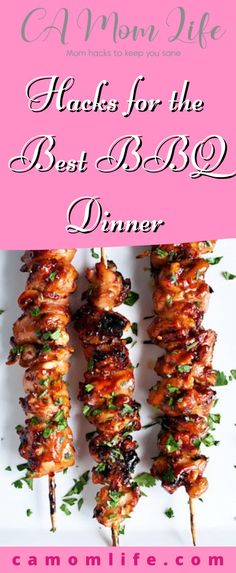 the best bbq dinner is served on skewers