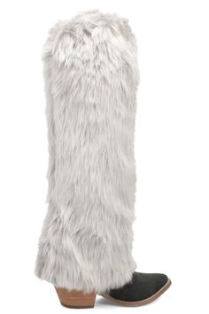 Embrace your "Fancy and Fabulous" vibe with the Snuggles leather boot. This 18-inch head-turner will keep you comfy and chic all season long. The supple leather upper is playfully paired with a flirty faux fur cuff, for a rich and unexpected mix. Sporting a 2 1/2-inch heel and a sharp snip toe, these boots are more than just a fashion statement; they're a must-have for fashion risk-takers. Foot: Suede Leather Shaft Height: 18" Circumference: 16" Heel Height: 2 1/2" Insole: Cushion Comfort Insole Party Boots With Faux Fur Lining, Faux Fur Boots For Party And Fall Season, Fall Party Boots With Faux Fur, Boujee Style, Dingo Boots, Bad And Boujee, Leather Boot, 2 Inch Heels, Bag Set