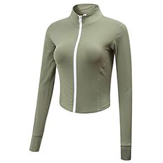 Women's Stretchy Lightweight Jacket Style 01 - Full Zip Style 02 - Half Zip Style 03 - Half Zip 92%Polyester + 8%Spandex , Lightweight and Comfortable Full zip front, easy take on and off. The track jackets for women full zip perfect for yoga top,running pant,track pant,active tees, etc. Split stitch double needle sewing, making this zip up jacket athletic, attractive and durable Occasion:jogging,track,running,dance,cheer leading,casual events,parties,work,sports,gym.Running jackets for women is Cheer Leading, Track Running, Jogging Track, Running Track, Slim Fit Jackets, Sports Gym, Athlete Workout, Cool Gifts For Women, Running Pants