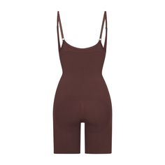 The ultimate solution for targeting your waist and accentuating your butt. This open-bust bodysuit hits at the mid-thigh and perfectly lifts your butt. Features elastic adjustable straps, double-ply compression on the thigh, mid-level compression along the core and waist, and an open gusset. Fits true to size. | SKIMS Butt Enhancing Open Bust Bodysuit | Deep Neutral | Seamless Sculpt Compressive Shapewear With Adjustable Straps, Full Coverage Shapewear With Adjustable Straps, Adjustable Straps Shapewear, Underbust Shapewear With Adjustable Straps, Full Coverage Shapewear Bodysuit With Adjustable Straps, Shapewear Bodysuit With Adjustable Straps, Fitted Push-up Shapewear With Adjustable Straps, High Stretch High Cut Shapewear With Built-in Bra, Backless High Stretch Smoothing Shapewear