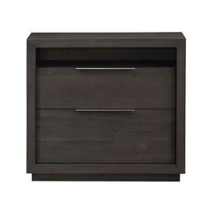 an image of a night stand with two drawers