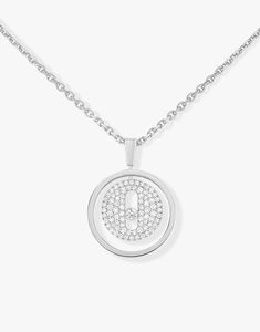 MESSIKA JEWELRYFINE JEWELNECKLACE O WHTGOLD Lucky Move PM Pave Necklace Sliding Mechanism, Pave Necklace, Marissa Collections, Timeless Luxury, Fine Jewels, 2 Carat, Luxury Jewelry, Jewelry Pieces, Diamond Necklace