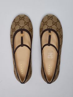 Ballerina Flat Shoes from GucciComposition: 65 Pl 18 Co 17 Pa Gold Embroidered Round Toe Flats, Alexander Wang Dress, Guccio Gucci, Chloe Purses, Ballerina Shoes Flats, Kenzo Kids, Ballerina Flats, Gorgeous Bags, Stella Mccartney Kids