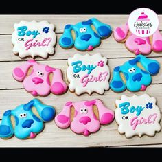 Hashtag #bluescluesgenderreveal en Instagram • Fotos y videos Sugar Cookie, Boy Or Girl