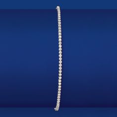 Ross-Simons - 1.00 ct. t. w. Diamond Tennis Bracelet in 14kt White Gold. 7". A timeless accessory that never falls out of style. Our gorgeous tennis bracelet features 1.00 ct. t. w. round brilliant-cut diamonds in a polished 14kt white gold setting. An elegant must-have for your fine jewelry collection. Double-latch safety. Box clasp, diamond tennis bracelet. Diamond birthstones are the perfect gift for April birthdays. Classic Flexible Tennis Bracelet, Classic Flexible Tennis Bracelet With Round Cut, Classic Flexible Cubic Zirconia Diamond Bracelet, Safety Box, April Birthday, Bracelet Diamond, Diamond Birthstone, Diamond Tennis Bracelet, Box Clasp