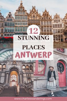 some buildings and stairs with text overlay that says, 12 stunning places to visit in the