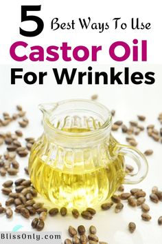 Castor Oil For Wrinkles, Castor Oil Benefits Skin, Hemgjord Glass, Castor Oil For Skin, Castor Oil Benefits, Castor Oil For Hair, Baking Soda Shampoo, Moisturizer For Oily Skin