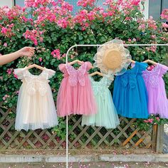 A beautiful little dress with some butterfly wings! Similar to our Angel Butterfly Wings Dress, but in different colors, this dress is fully lined with a beautiful tulle overlay, tulle flutter sleeves and butterfly wings at the back. Available in 5 gorgeous colors. Dress available in little girls' sizes 12M-7Y. Good things take time. This gorgeous dress ships directly from our overseas warehouse and will arrive to you in about 9-15 business days. Butterfly Wings Dress, Dresses For Birthday, Butterfly Wing Dress, Baby Tulle Dress, Wing Dress, Toddler Birthday Dress, Suspenders For Kids, Pink Tulle Dress, Wings Dress