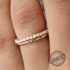 "Description Gold, Platinum, Rose gold, Silver, White gold Gemstone: Diamond Description Pearl Eternity Wedding Band in Flush Set Eternity Band 1.5 MM Round Cut Moissanite, 14K Gold, Engagement Band, 2 PCS Matching Wedding Band, Anniversary Gift, Wedding Band Gift, Diamond Wedding Band, Gift for Him, Anniversary Ring, Anniversary Gift, For Her ● You can also find a matching piece in below \" Matching Piece \" section. ● Please allow me 1-2 weeks processing time, if it is customized only for you. Pearl Engagement Ring With Diamond Wedding Band, Beaded Wedding Band, Pearl Eternity Band, Moissanite Stackable Wedding Rings, White Half Eternity Band For Wedding, Wedding Moissanite Ring With Single Cut Diamonds, White Moissanite Bridal Sets For Anniversary, Anniversary Bridal Sets With Rose Cut Diamonds, White Eternity Band With Single Cut Diamonds For Wedding