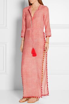 Talitha More Galabia Dress, Pom Pom Lace, A Line Kurti, Tunic Designs, Kurti Neck, Manish, Indian Designer