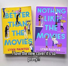 two books with the title'i love the new cover it's so pretty '