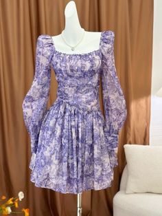 779202129-1 Violet Dress, Xxxl Dress, Violet Dresses, Dress Party Night, Casual Party Dresses, Womens Prom Dresses, Floral Bodycon, Bodycon Floral Dress, Fairytale Dress