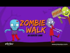 an animated zombie walk game with zombies