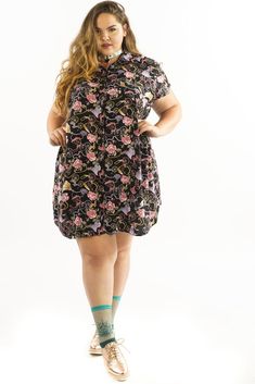 #90s #fashion #curvy #vintage #flowers #trends #dresses #floral  #summer #inspiration #outfit #ideas #plus #size  #LA #2018 #inspiration #unicorn #tears #xd #fashion #street #style #small #business #alternative Bike Dress, Ulterior Motives