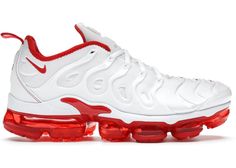 Acabo de empezar a seguir este producto en StockX: Nike Air VaporMax Plus White Red Nike Vapor Max, Tn Plus, Men's Cologne, Running Shoes Men, Air Vapormax Plus, Air Shoes, Nike Air Vapormax Plus, Nike Tn, Big Men Fashion