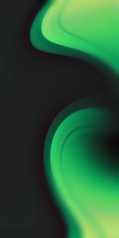 an abstract green and black background with wavy lines