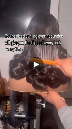 1.5K views · 1.2K reactions | Curl and comb out. This has been my favorite style lately. It’s chefs kiss every time👌���🏾 

#curlscurlscurls #layers #wiginstall #wigs #explorepage✨ #bouncyhair #jetblack #14inches #hairwig #hairtutorial #hairstyling | Glueless Wig Maker Wig Maker, Chefs Kiss, Bouncy Hair, Glueless Wig, Jet Black, Hair Tutorial, Hair Ideas