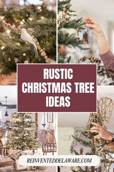 rustic christmas tree decorating ideas